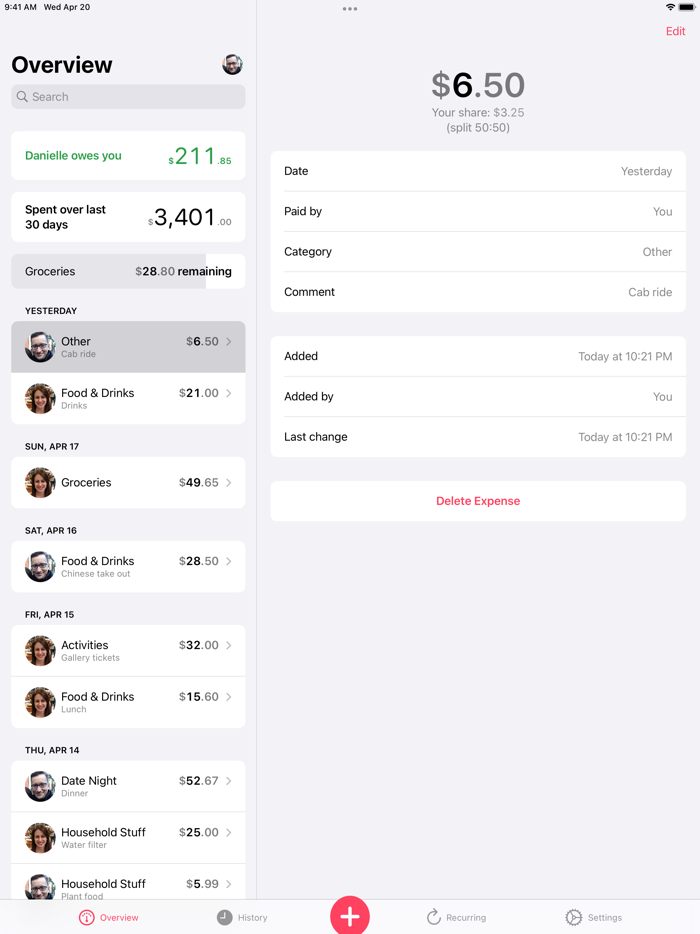 Our Expenses Household Budget
