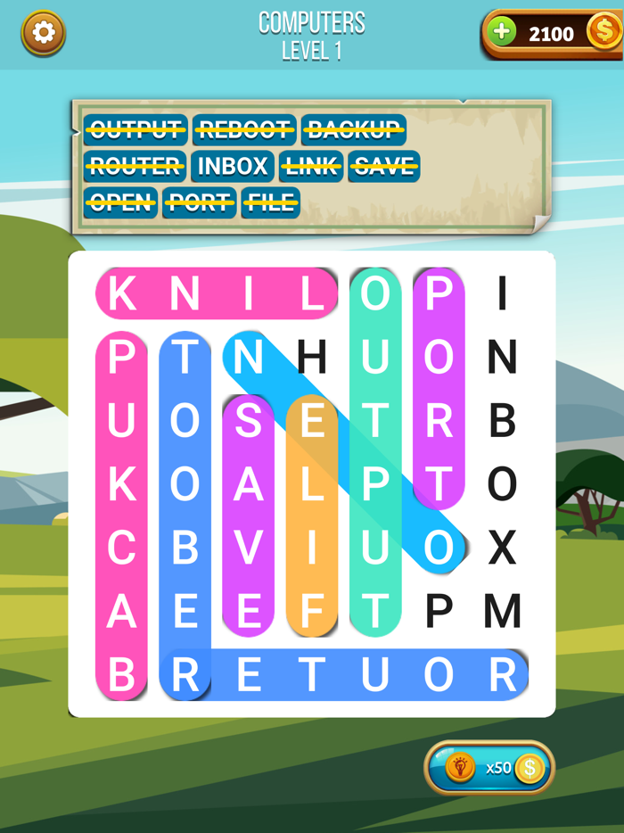 Word Hunt Hidden Word Puzzle