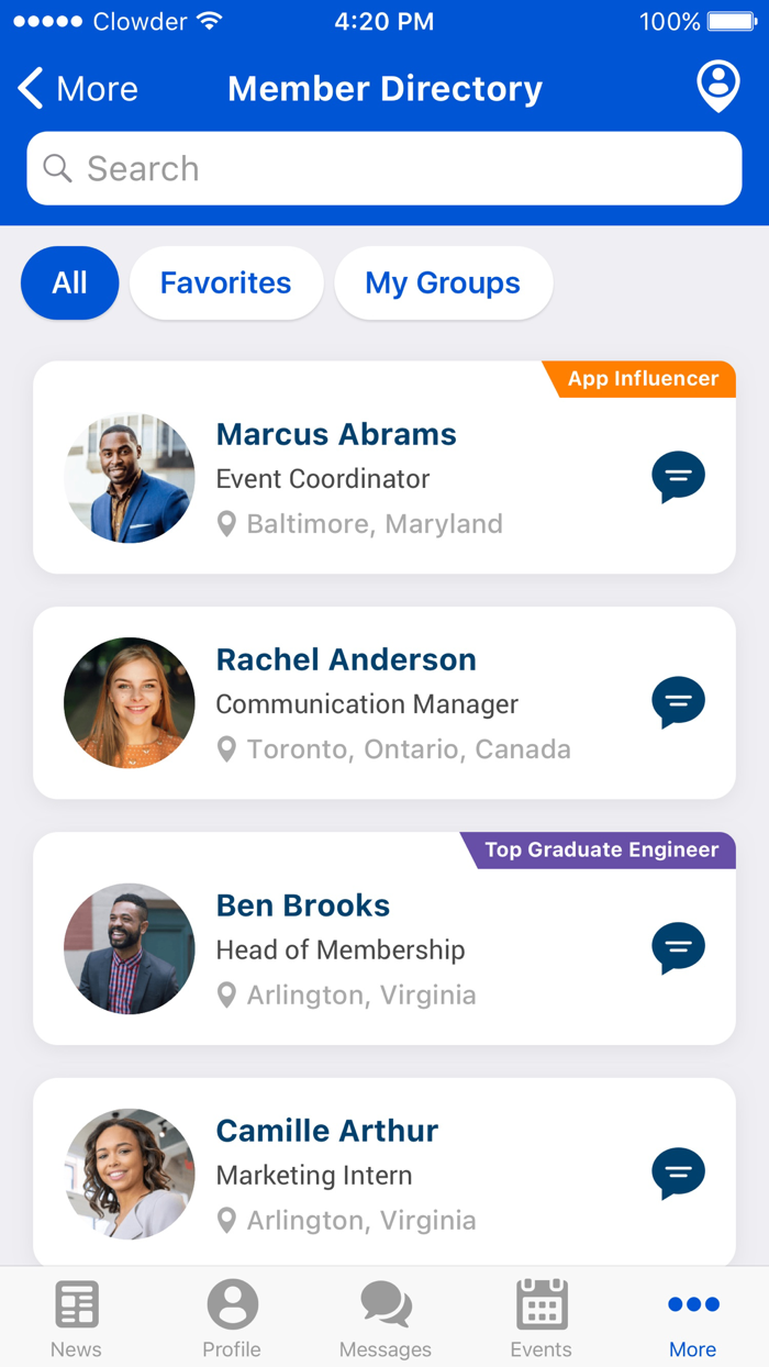 Leading Association Mobile
