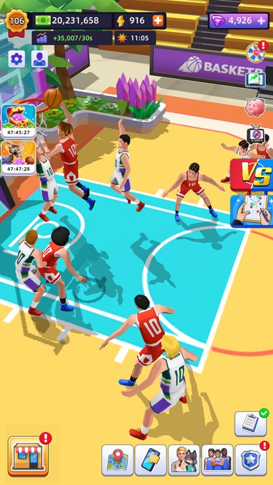 Idle Basketball Arena Tycoon Screenshot