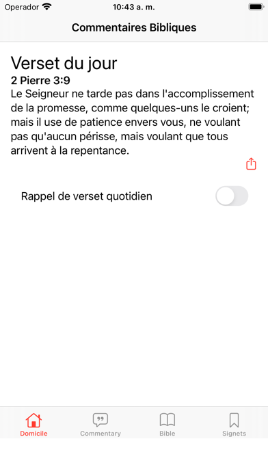 Commentaires Bibliques Screenshot