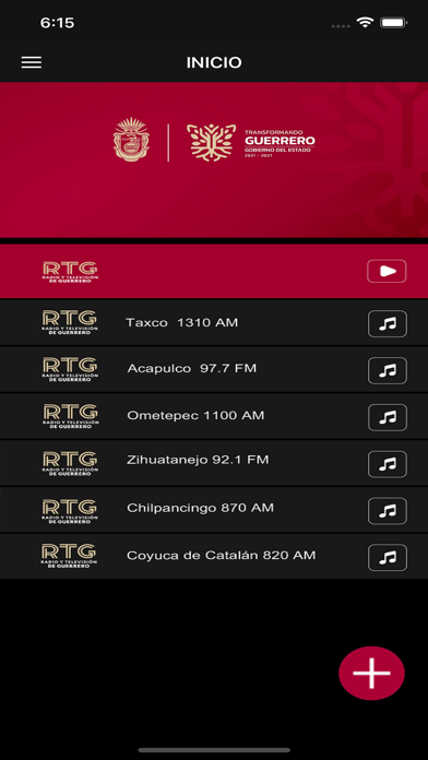 RTG Radio y Televisión de Gro Screenshot