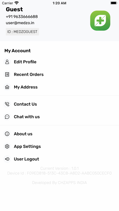 Medzo - Online Pharmacy Screenshot