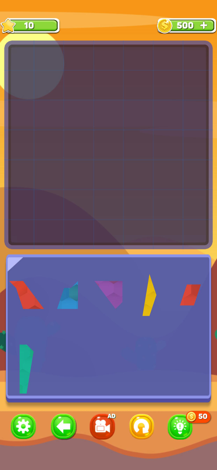 Block Tangram Puzzle Gem