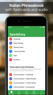 speakeasy italian phrasebook iphone screenshot 1