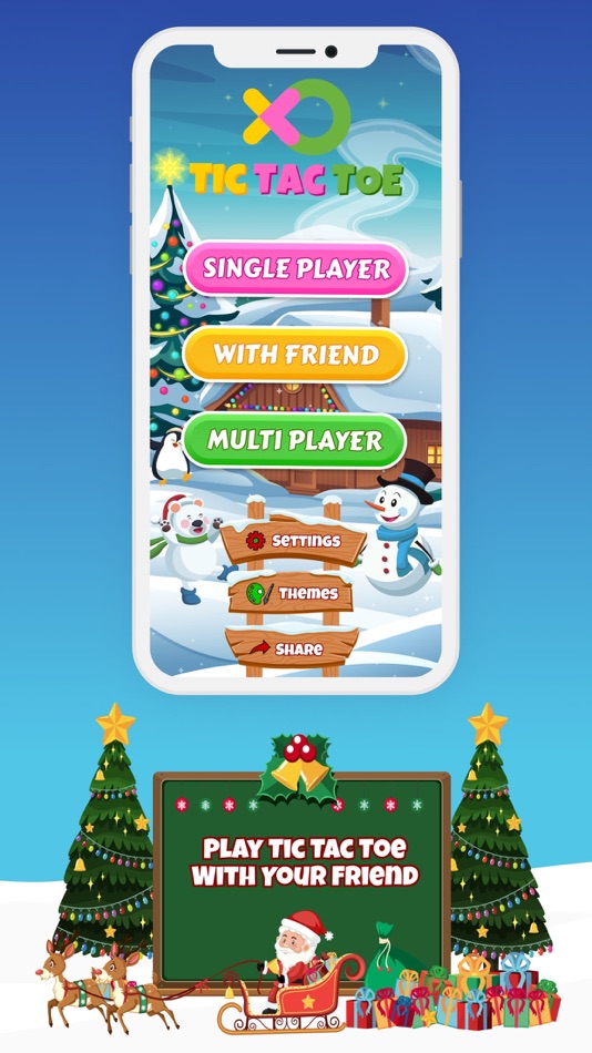 #1. Tic Tac Toe: The X-Mas (iOS) 由: ASCENDTIS IT SOLUTIONS LLP