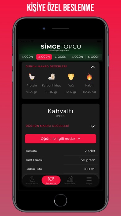Simge Fitness Screenshot