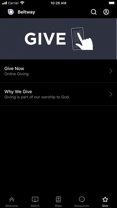 Beltway Park Church Screenshot