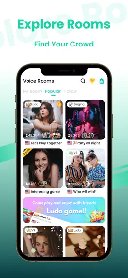 Game screenshot Oasis - Live Voice Chat Rooms apk