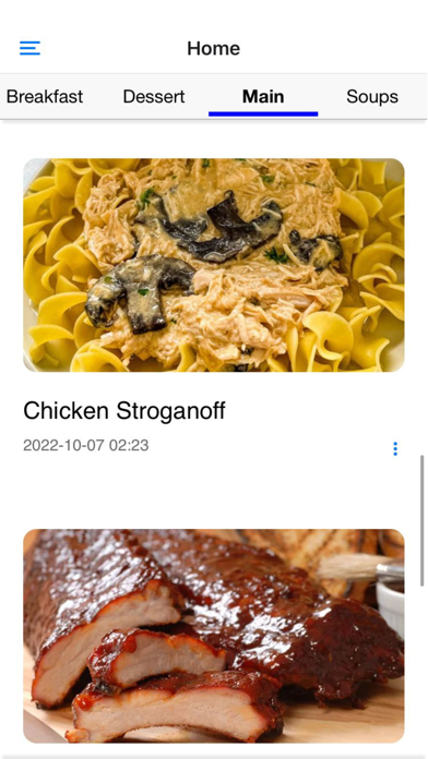 Mambo Recipes Screenshot