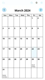 ez calendar maker iphone screenshot 1