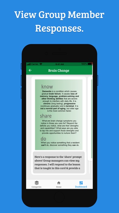 Inspired Senior Care App Screenshot