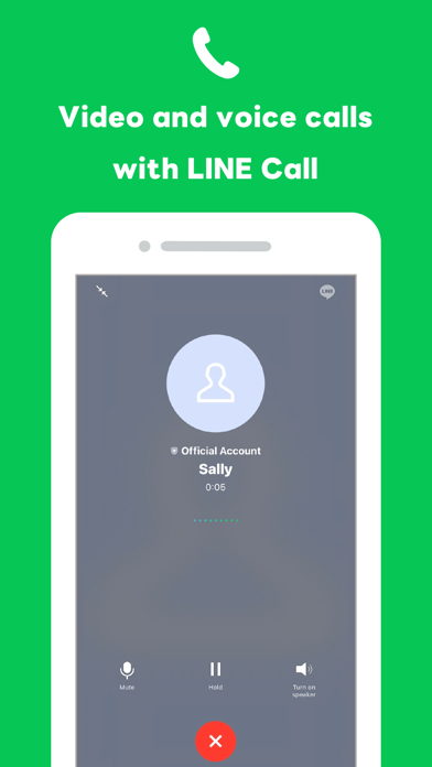 LINE Official Account Screenshot