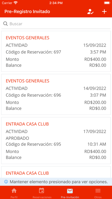 El Socio - Casa de España Screenshot