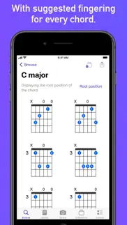 gtrlib chords pro iphone screenshot 2