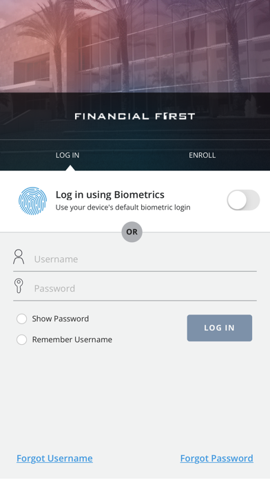 Financial First Card Manager Screenshot