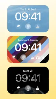 lock screen icon widgets iphone screenshot 2