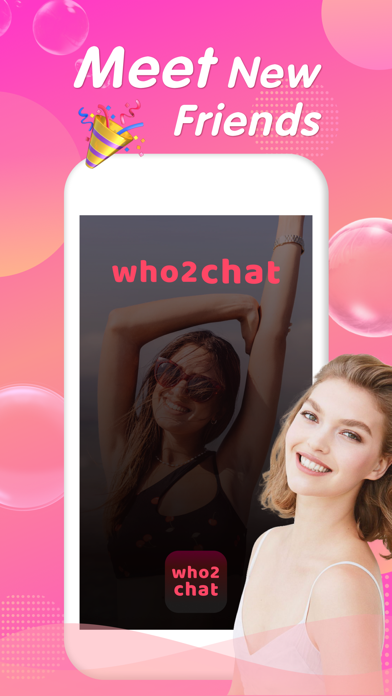 Who 2 chat: Cam Live Video app Screenshot