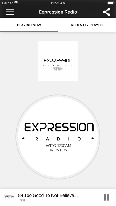 Expression Radio Screenshot