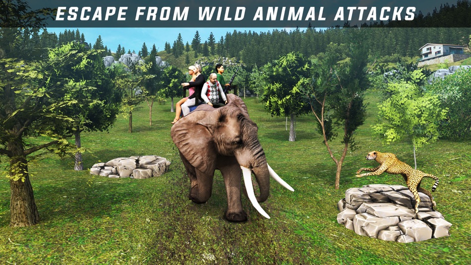 #2. Elephant Wild Forest Safari 3D (iOS) 由: Uma Maheswarao Bollimuntha