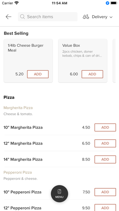 Excellent Pizza And Kebab Screenshot