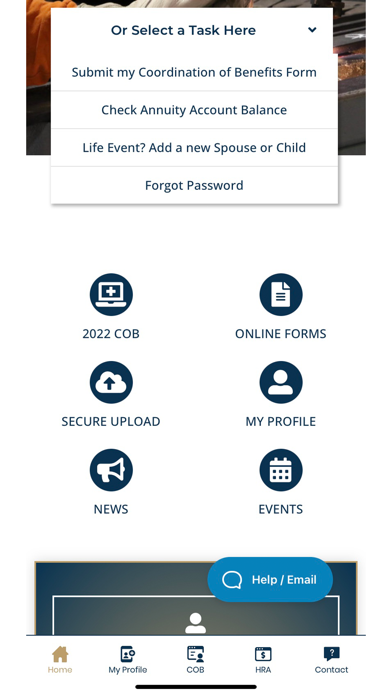 Northeast Carpenters Funds Screenshot