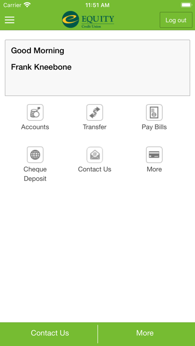 Equity Mobile Banking Screenshot