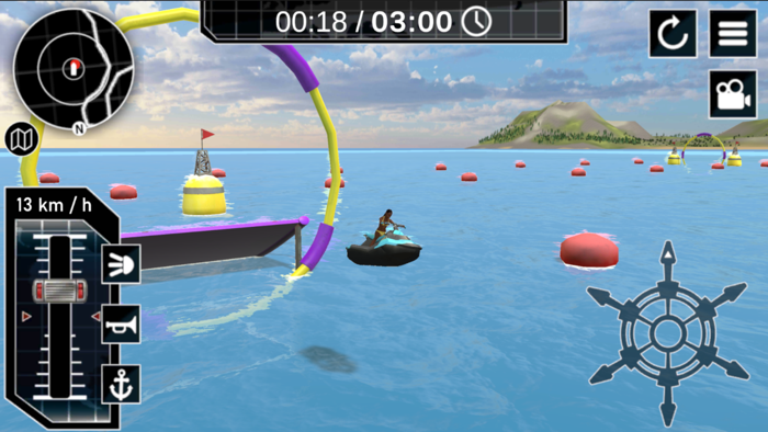 Boat simulator Beyond the sea