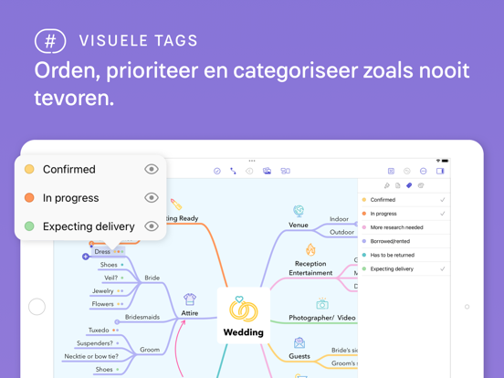 MindNode - Mind Map & Outline iPad app afbeelding 3