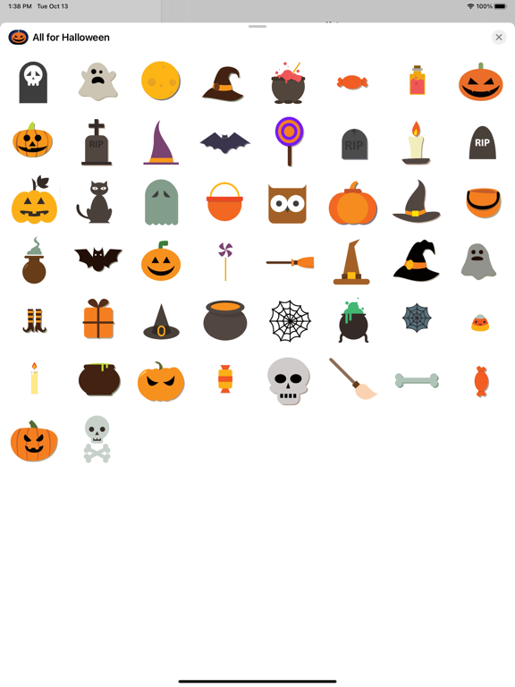 Screenshot #4 pour Halloween stuff stickers emoji