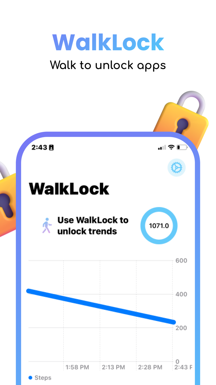 WalkLock - Walk to Unlock Apps