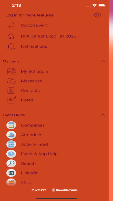 RVA Career Expo Screenshot