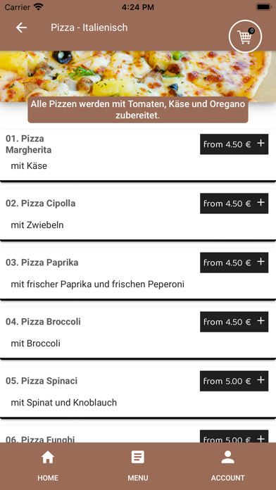 Pizzeria Palermo Köln Screenshot