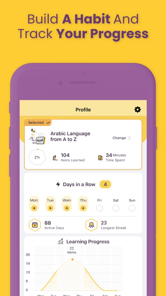 #8. AlifBee - Learn Arabic Easily (iOS) Podle: Technologie dEducation Alifbee Ltee