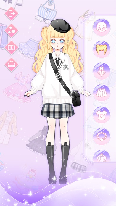 Anime Princess Dress Up Game Screenshot