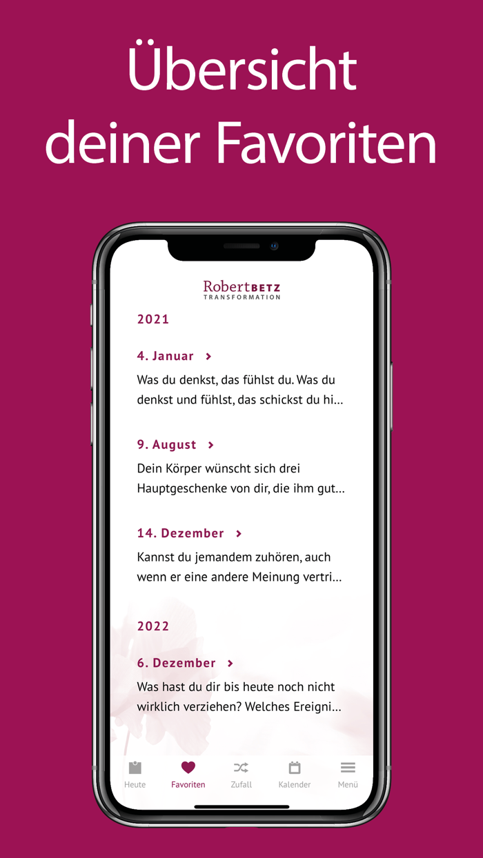 Gedanke zum Tag - Robert Betz