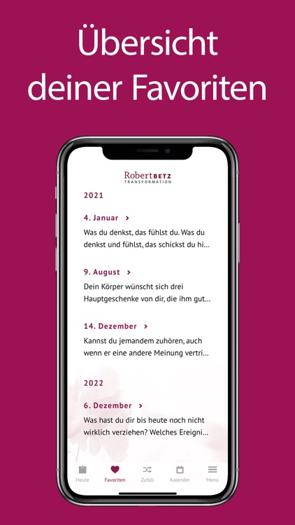 Gedanke zum Tag - Robert Betz