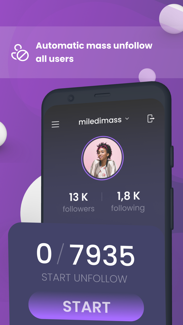 Massi Mass Unfollow for Insta