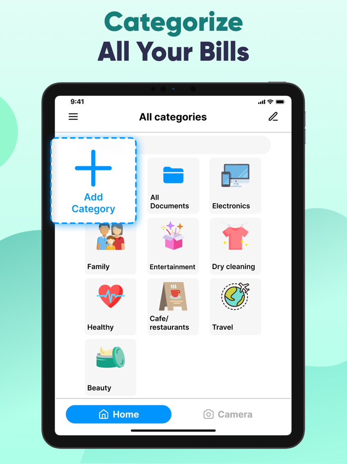 Budget：Bills and Receipt Scanner