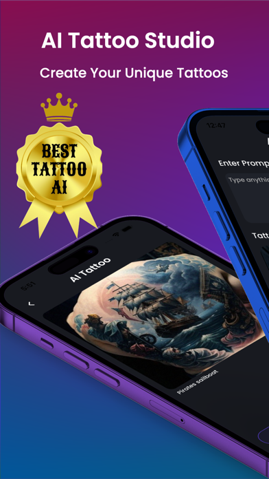 AI Tattoo Studio Screenshot