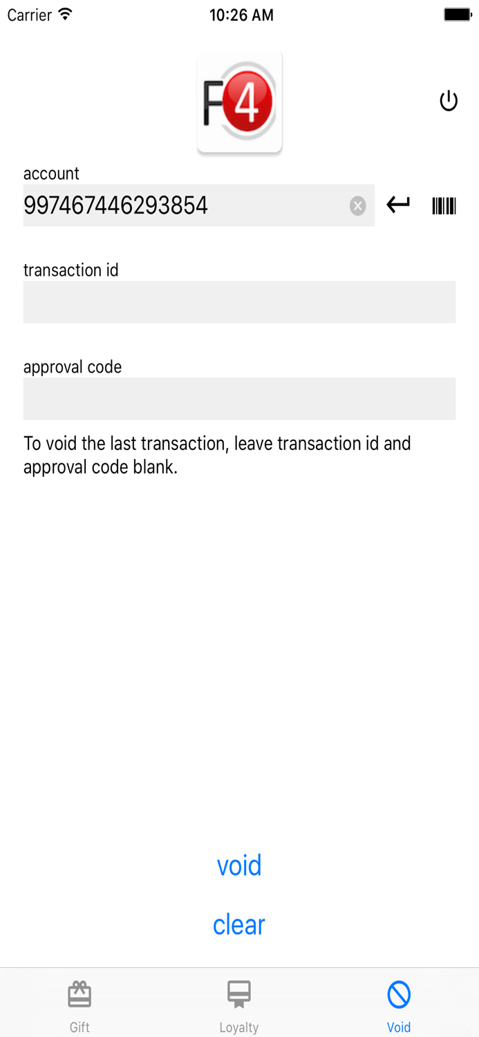 Gift and Loyalty Terminal