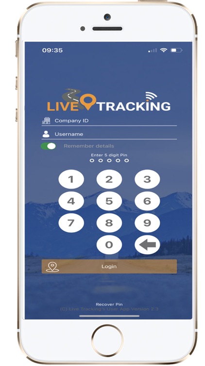 Live Tracking User