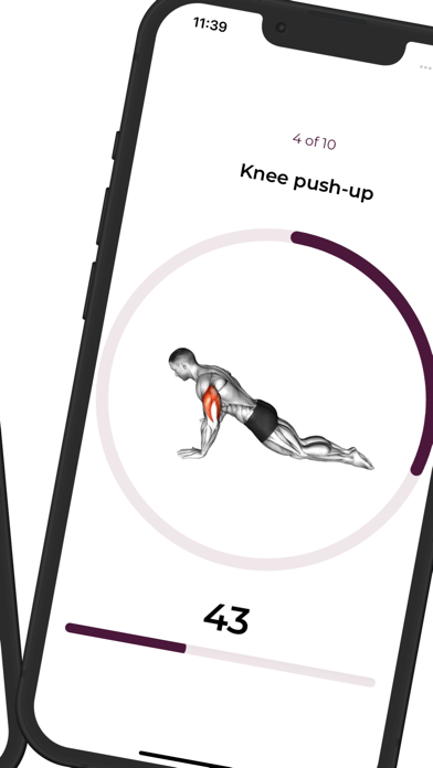 11 minutes fitness workout Screenshot