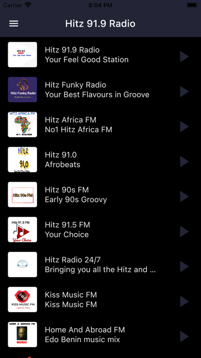Hitz 91.9 Radio Screenshot