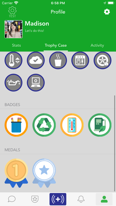 TerraScore Sustainability App Screenshot