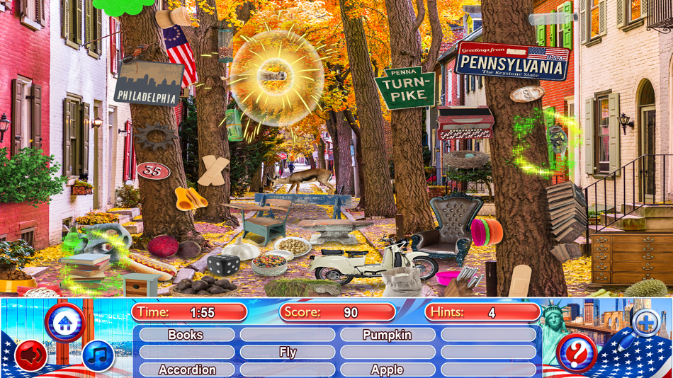 #8. Hidden Objects USA Spy Quest (iOS) Podle: Brainfull, LLC