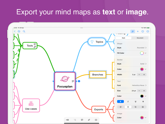 Focusplan Pro 思维导图