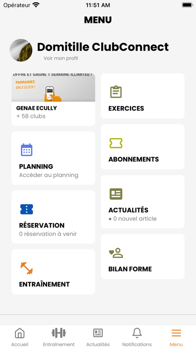 Genae Fitness Club Screenshot