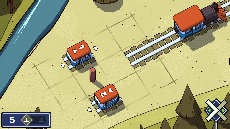 #2. Railbound (iOS) Podle: Afterburn Lukasz Spierewka