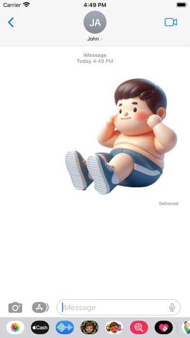 Screenshot #3 pour Sit Up Stickers
